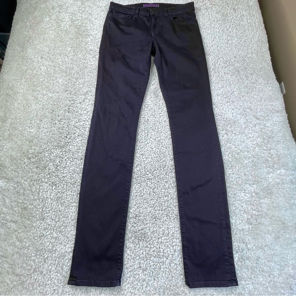 J Brand Pencil Leg Skinny Jeans about Purple Sz 30 Slim Polished minimalist